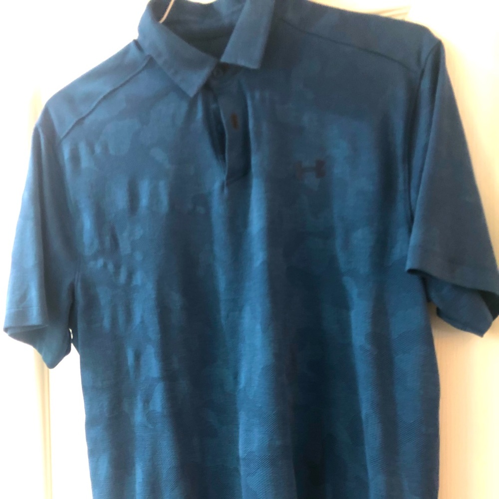 Under Armour Men's Threadborne Camo Polo Shirt L